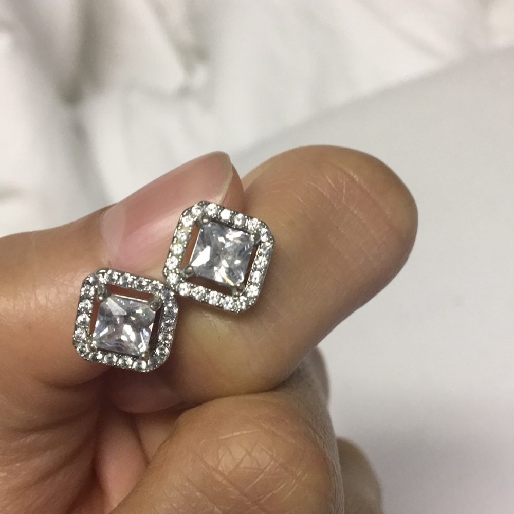 Sterling Silver & Cubic Zirconia Earrings